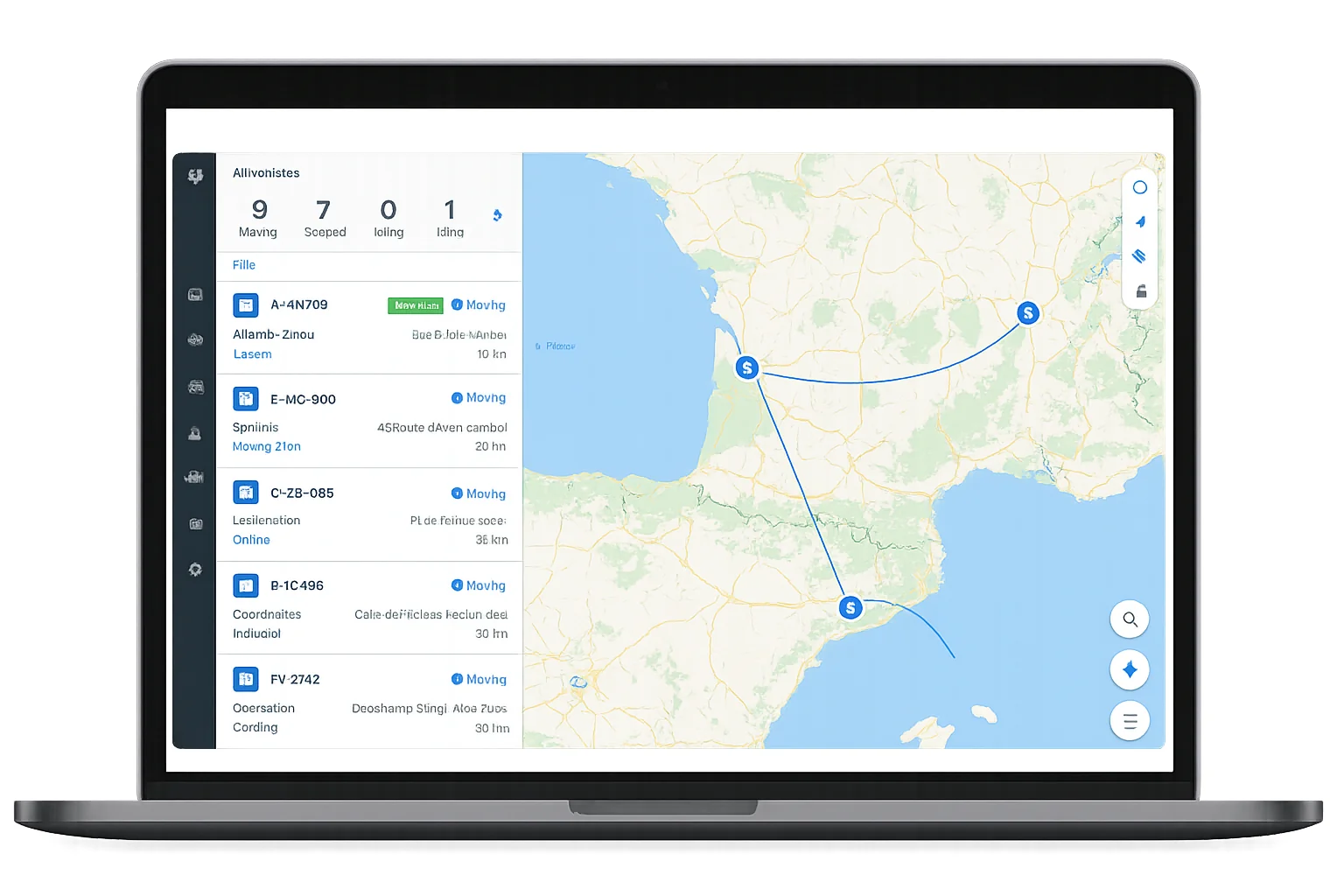 Онлайн GPS отслеживание